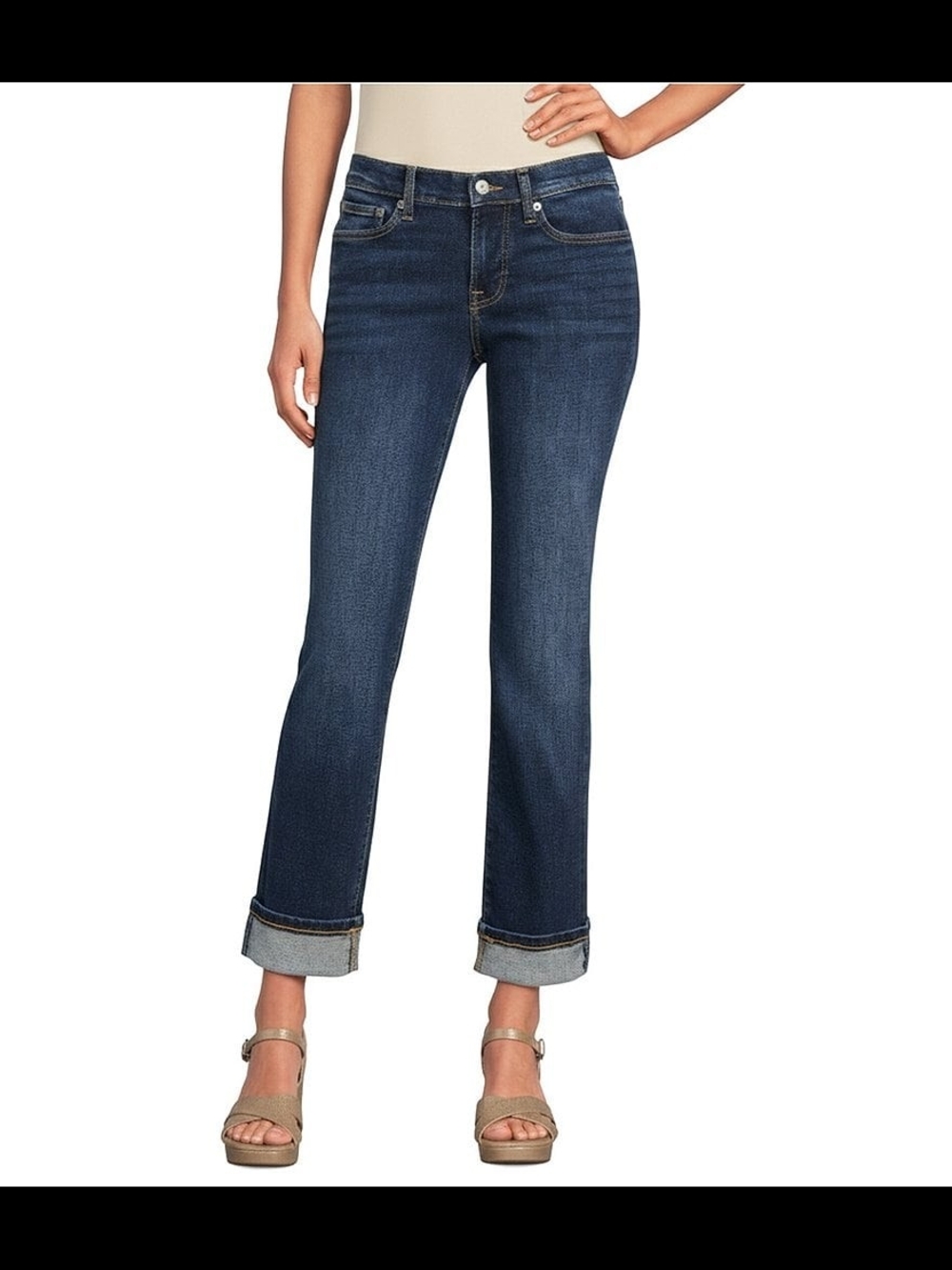 Lucky Brand Sweet Mid Rise Crop Jeans Size 14 / 32 Medium Wash